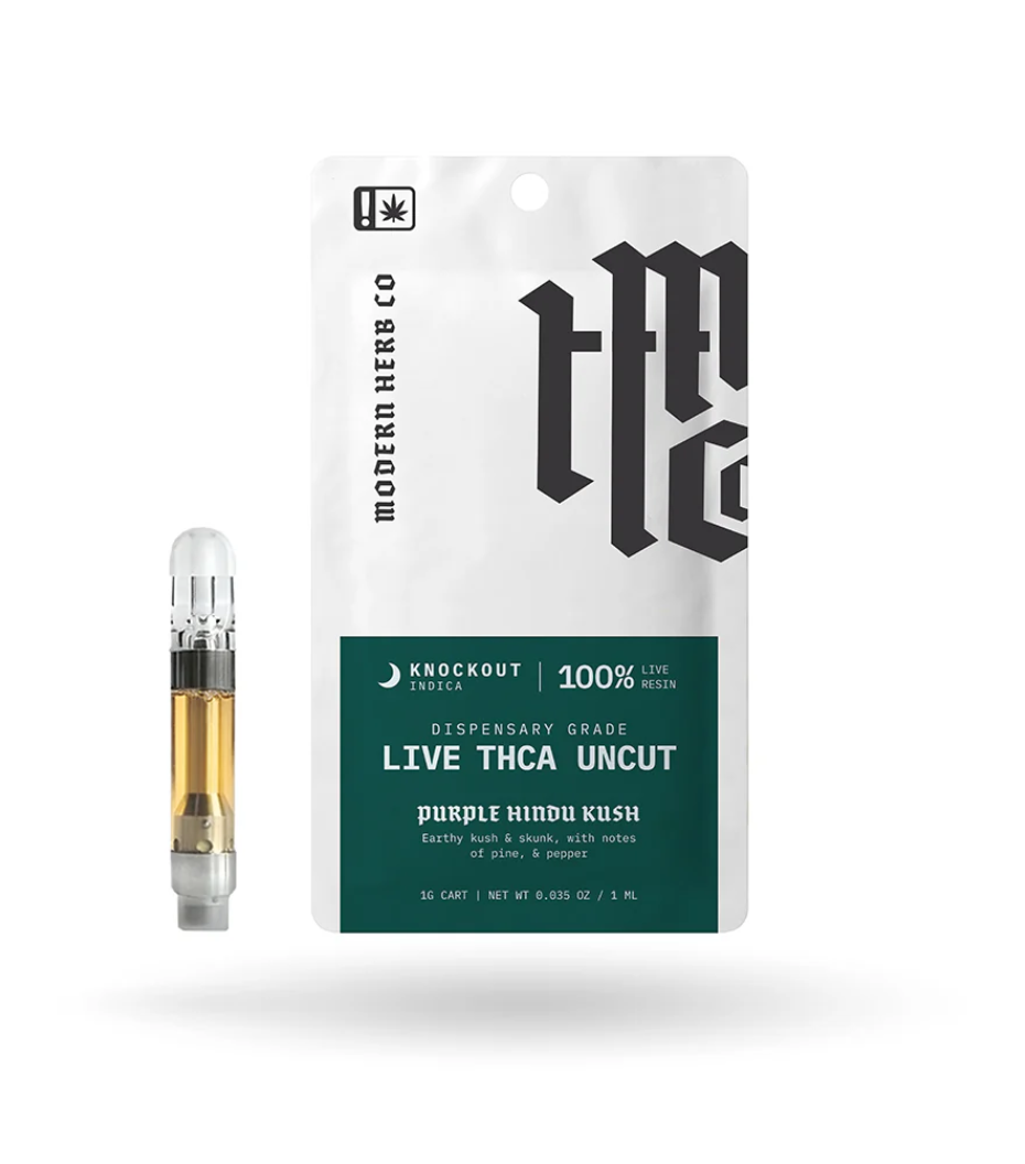MODERN HERB CO THCA LIVE RESIN UNCUT 1G CARTRIDGE